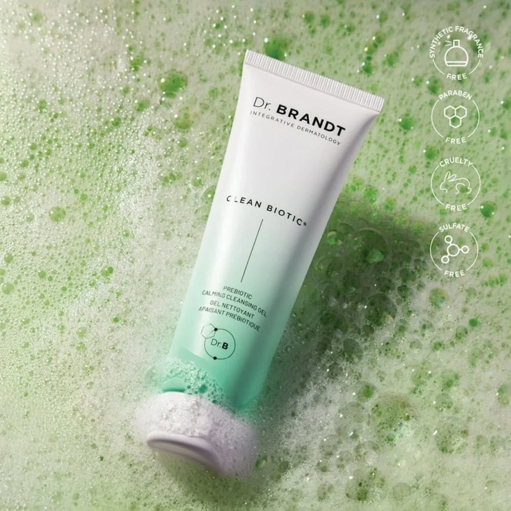 Dr. Brandt Clean Biotic pH-Balanced Yogurt Cleanser with Chlorophyll (3.5 oz)